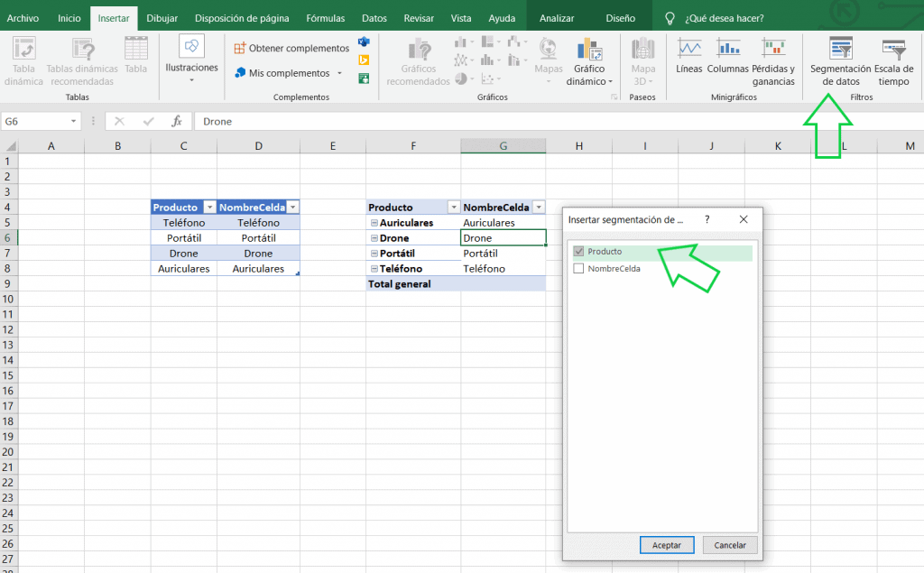 búsquedas con imágenes en excel