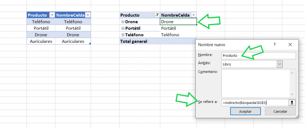 búsquedas con imágenes en excel